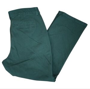 Christopher & Banks Signature Slimming Green Trouser Style Jeans Size 16 Short